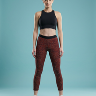 Under Armour Burgundy Patterned Sweatpants