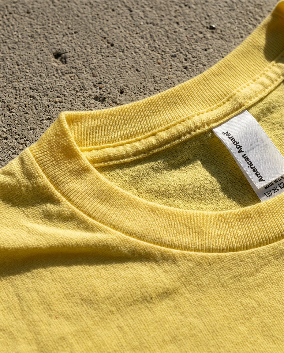 American Apparel T-Shirt - Lemon