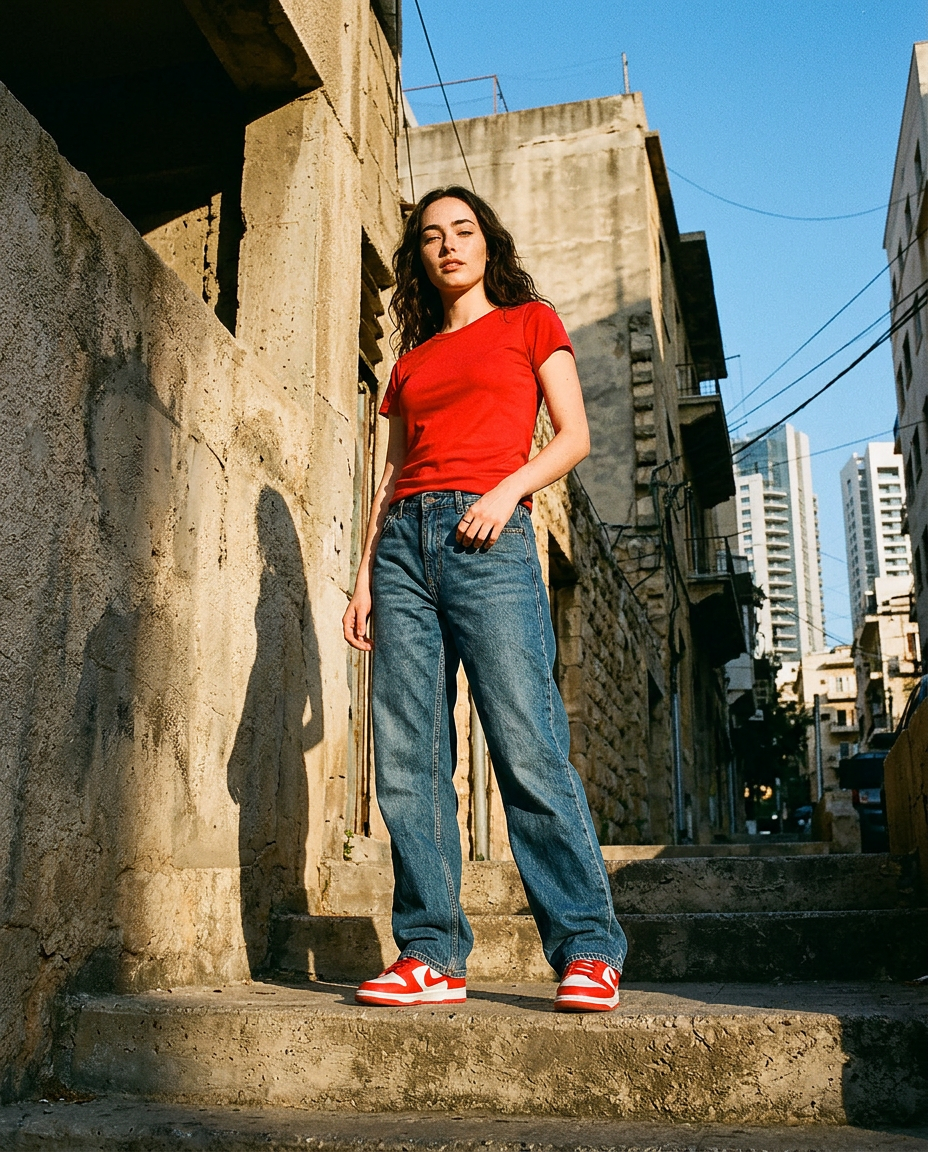 Gildan 42000L T-Shirt - Red