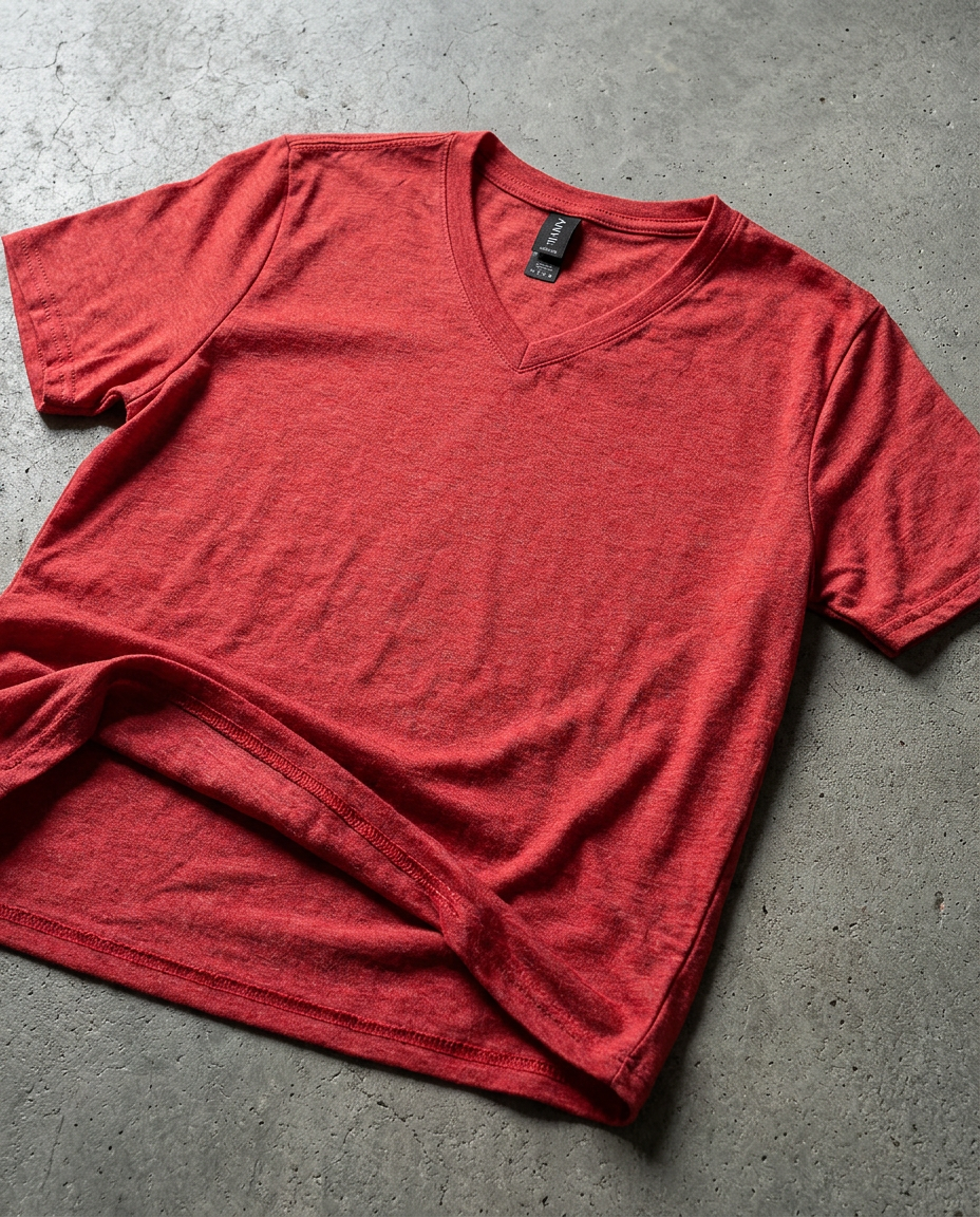 Anvil 6752 T-Shirt - Heather Red