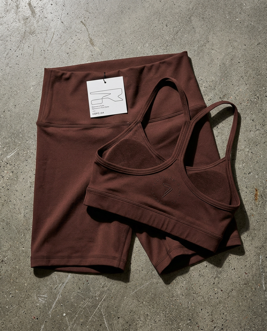 RSPR BROWN WOMEN SHORT LEGGING