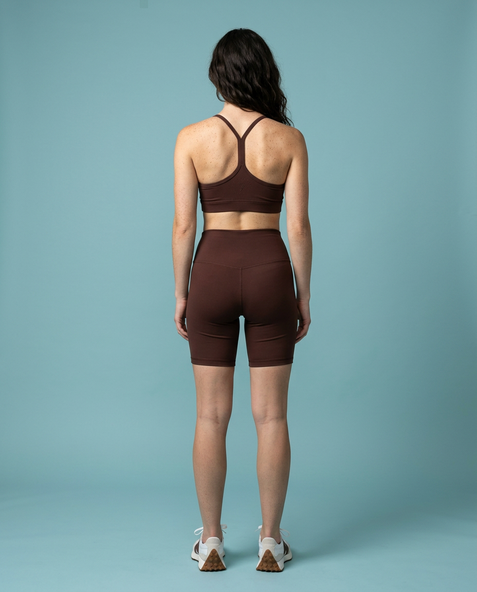 RSPR BROWN WOMEN SHORT LEGGING
