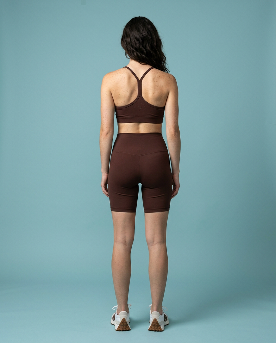 RSPR BROWN WOMEN SHORT LEGGING