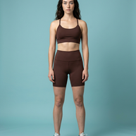 RSPR BROWN WOMEN SHORT LEGGING