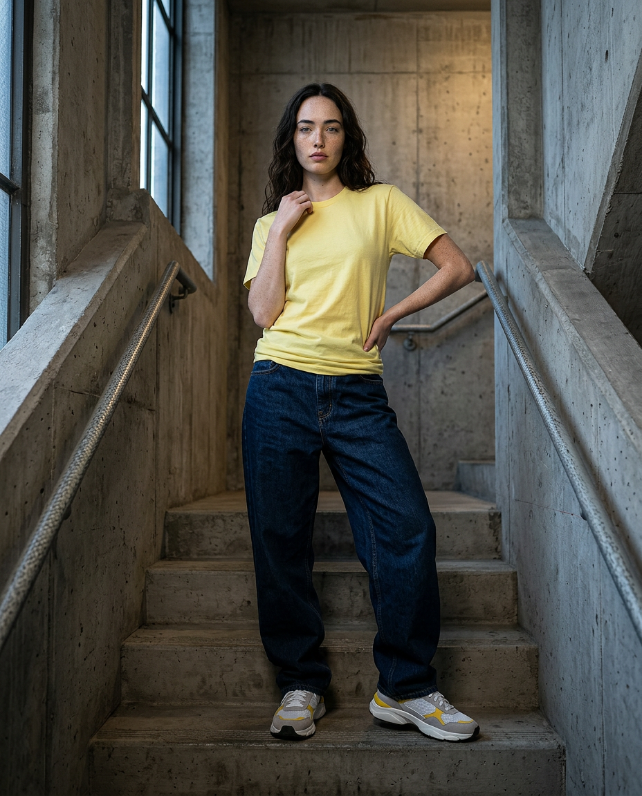 American Apparel T-Shirt - Lemon