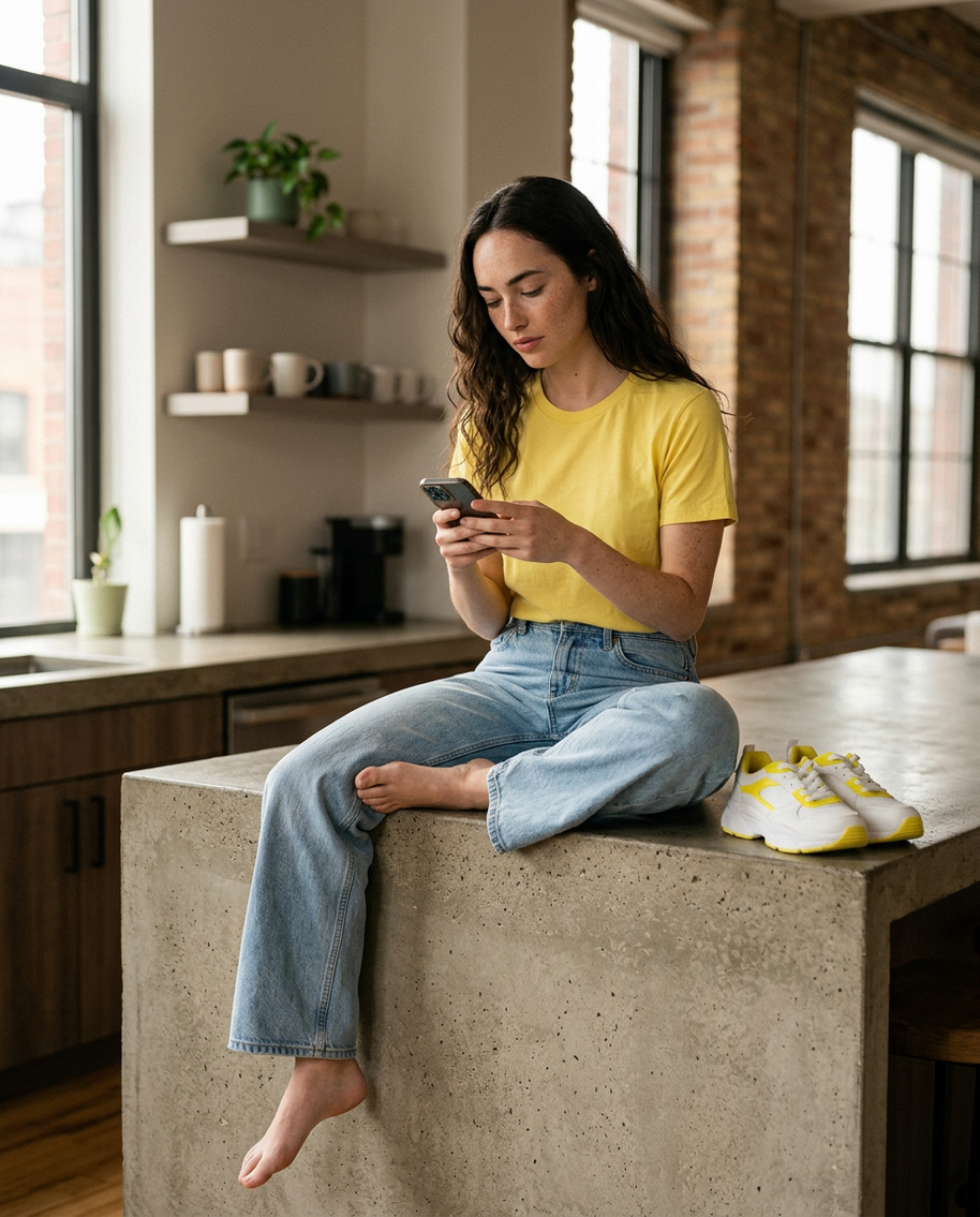 American Apparel T-Shirt - Lemon