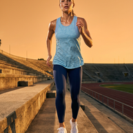 Under Armour Light Blue Patterned Training Tank
