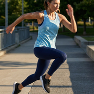 Under Armour Light Blue Patterned Training Tank