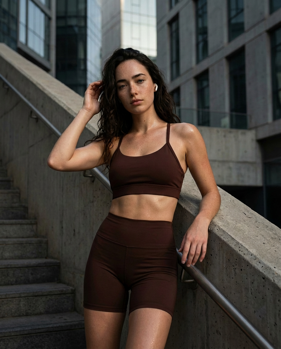RSPR BROWN SPORT BRA BRETELLE