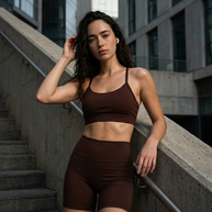 RSPR BROWN SPORT BRA BRETELLE