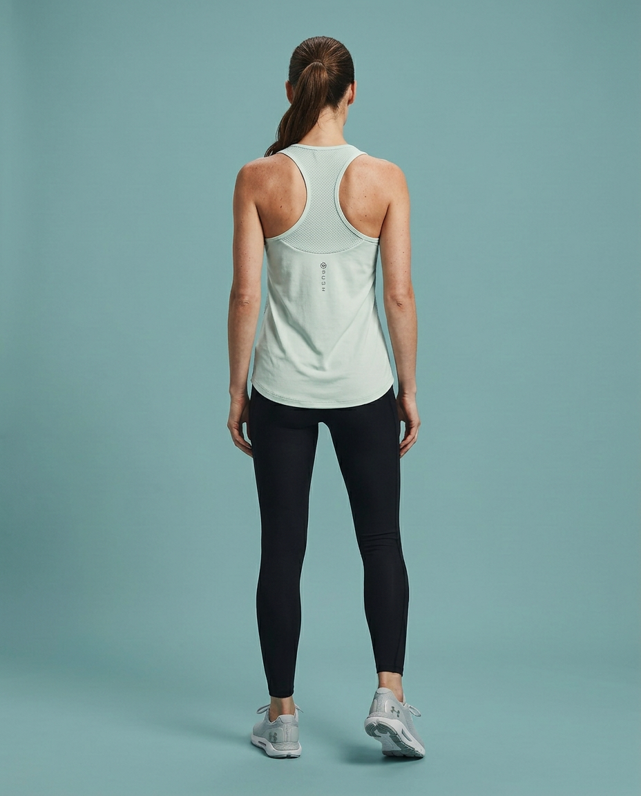 Under Armour White & Light Blue T-Shirt