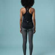 Under Armour Black Stitched-Back Training Tank