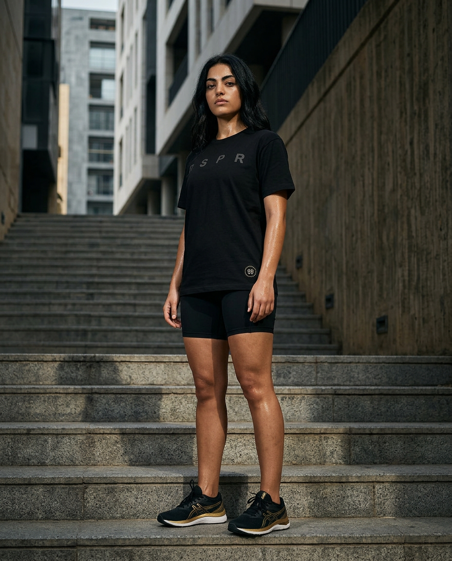 RSPR BLACK UNISEX T-SHIRT (RSPR PRINT)
