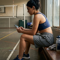 RSPR BLUE SPORT BRA NO PADDING
