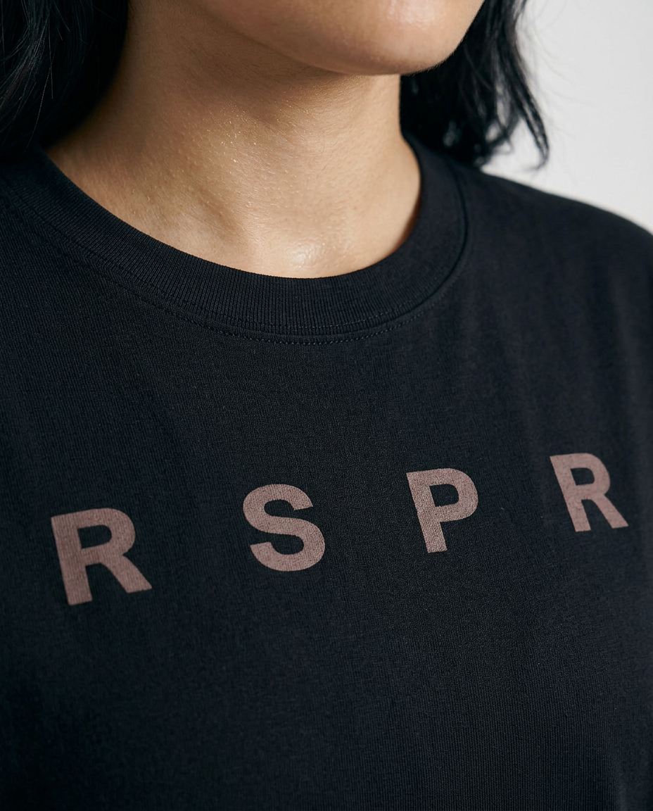 RSPR BLACK UNISEX T-SHIRT (RSPR PRINT)