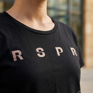 RSPR BLACK CROP TOP(RSPR PRINT)