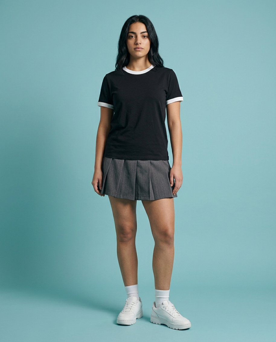 American Apparel BB310W T-Shirt - Black
