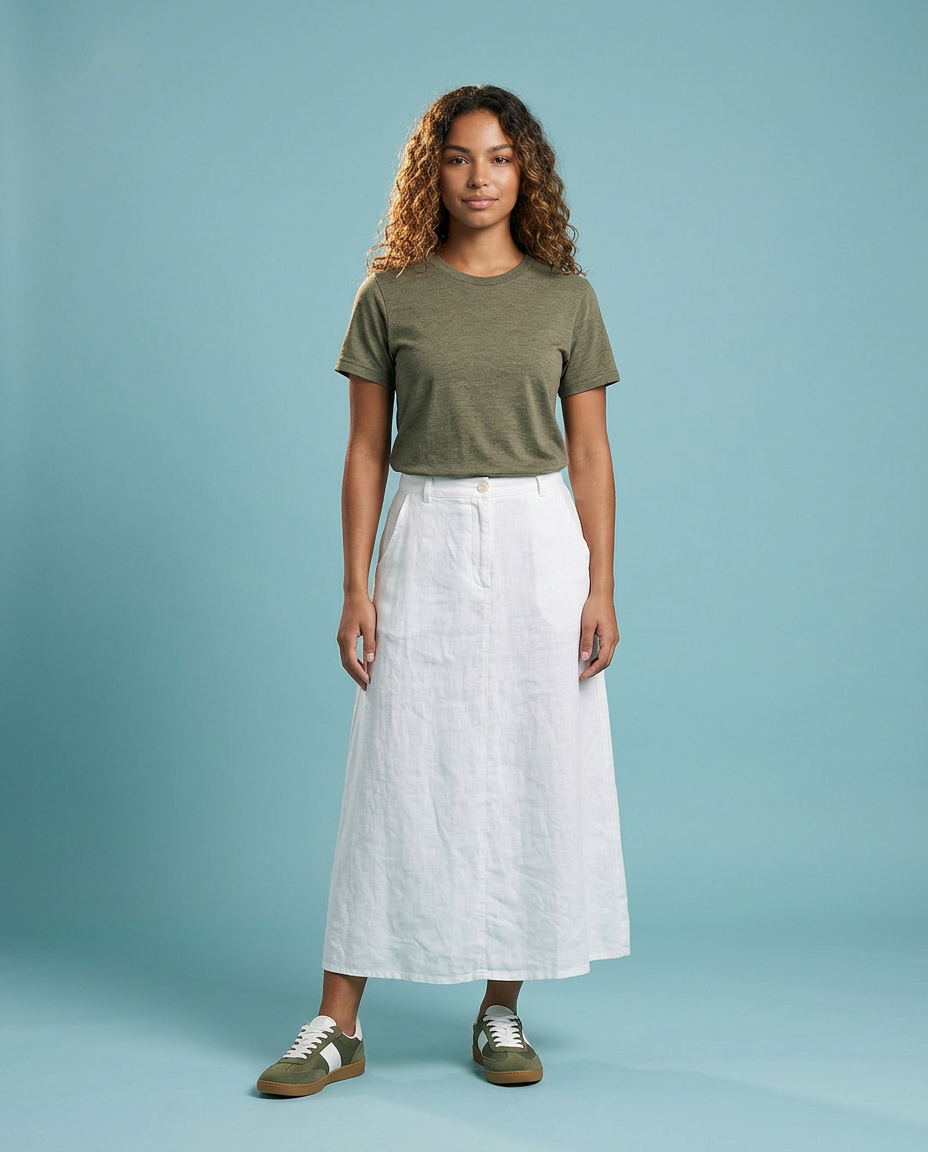 American Apparel BB401 T-Shirt - Heather Lieutenant