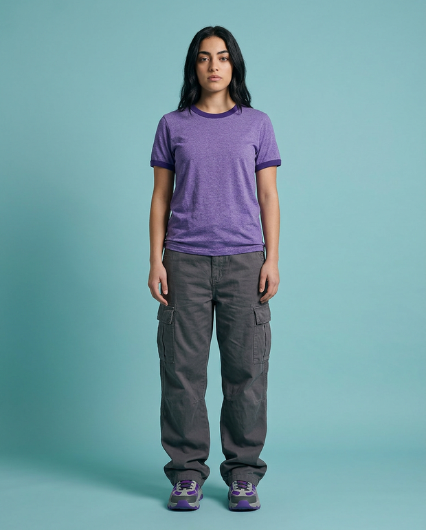 Anvil 988 T-Shirt - Heather Purple