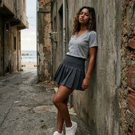American Apparel 2456 T-Shirt - Heather Grey