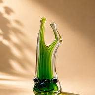 Tati deco Murano glass frog design