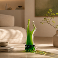 Tati deco Murano glass frog design