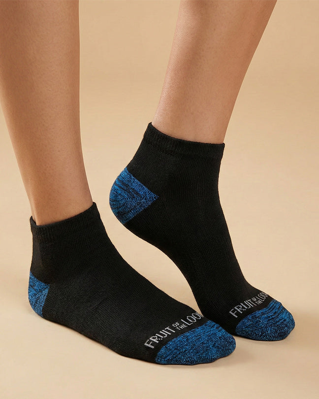FTL 10 pair ankle black with color