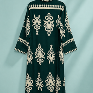 Tendresse Boutique Green Long-Sleeve Dress