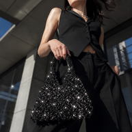 Knots by nada V-Knot Bag - Black