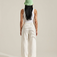 Route Raiment Light Green Crochet Bucket Hat - Medium
