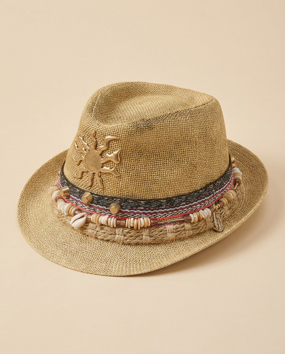 By Carmenzo Golden Sol Hat