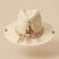 By Carmenzo Ivory Whisper Hat