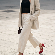 KOAN Onde Piane Red Gloss Cross-Strap Pump
