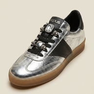 KOAN MJUS Metallic Silver Luxe Trainer