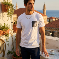Pearl by Perla Vintage White T-Shirt