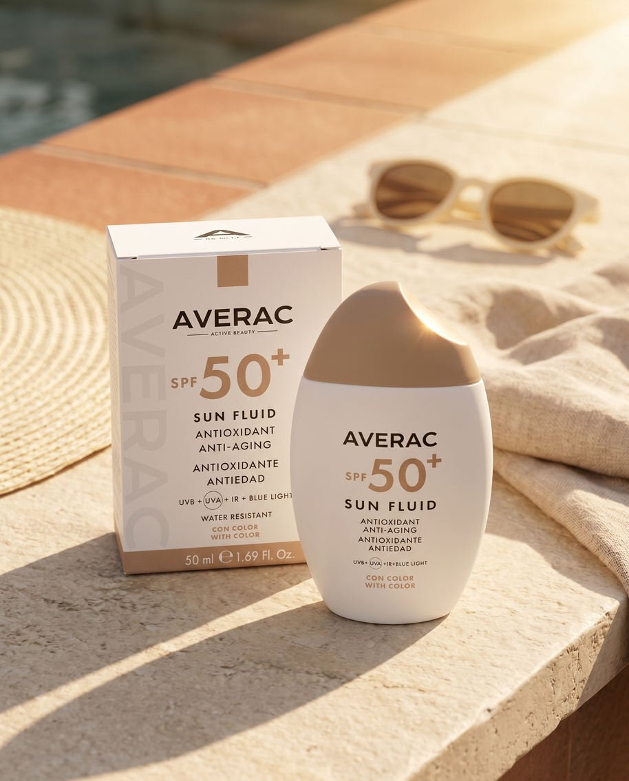 Averac Sun Fluid SPF 50 With Color