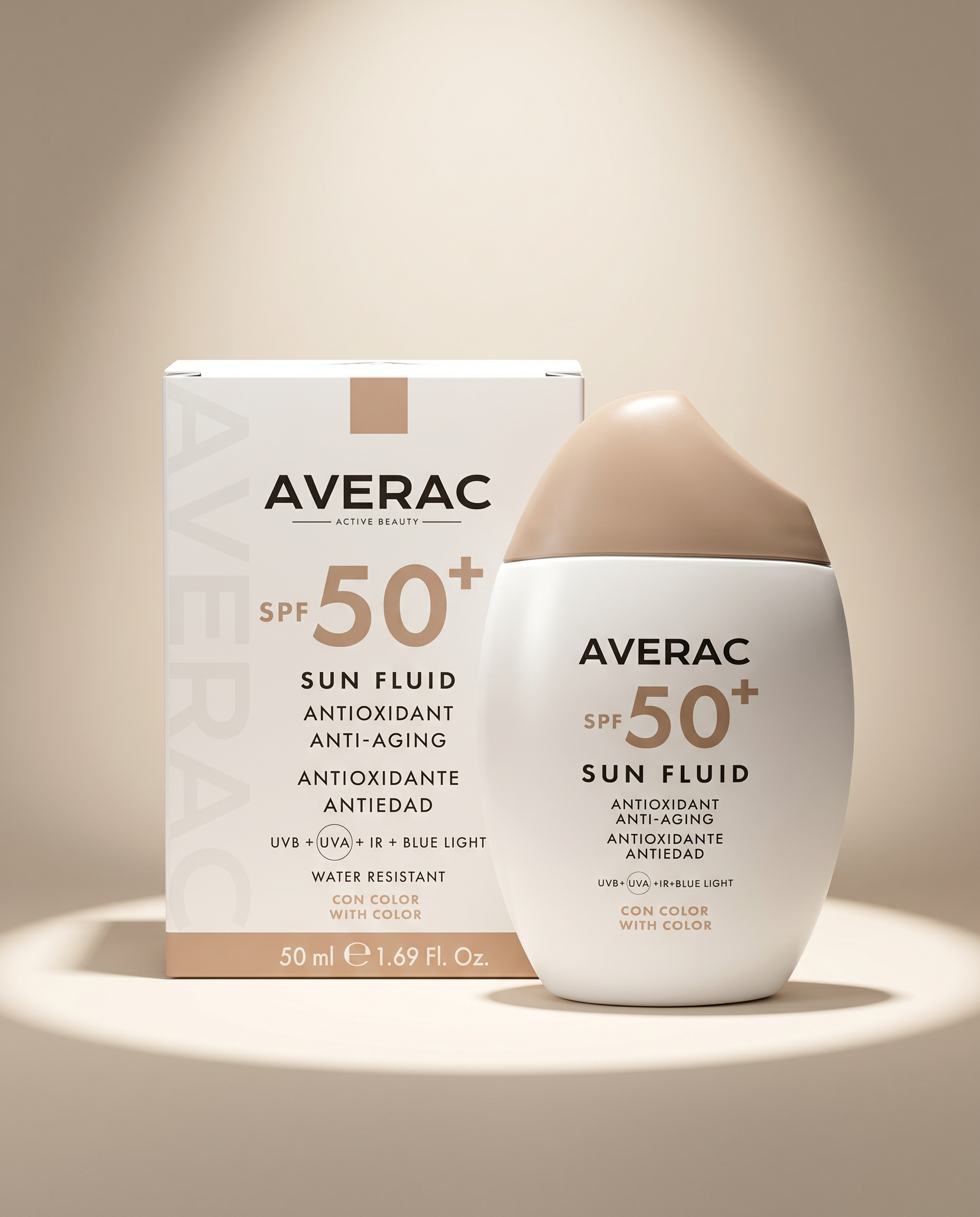 Averac Sun Fluid SPF 50 With Color