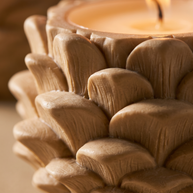 Antique Arch Pinecone Tealight Candle Holder – 10cm