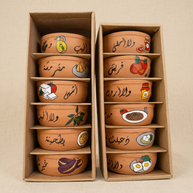 Handi Made Handpainted Pottery Breakfast Bowls (Set of 6)