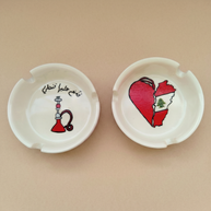 Handi Made Handpainted Ashtray