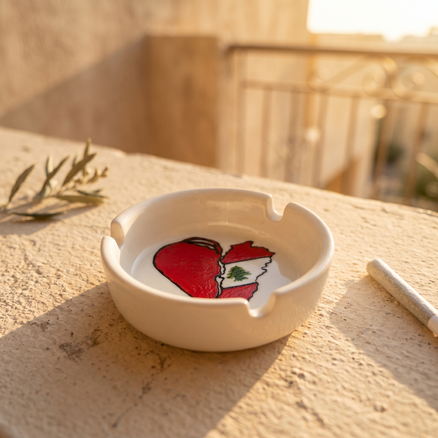 Handi Made Handpainted Ashtray