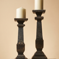 Tati deco Rustic candle holder large