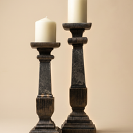 Tati deco Rustic candle holder small