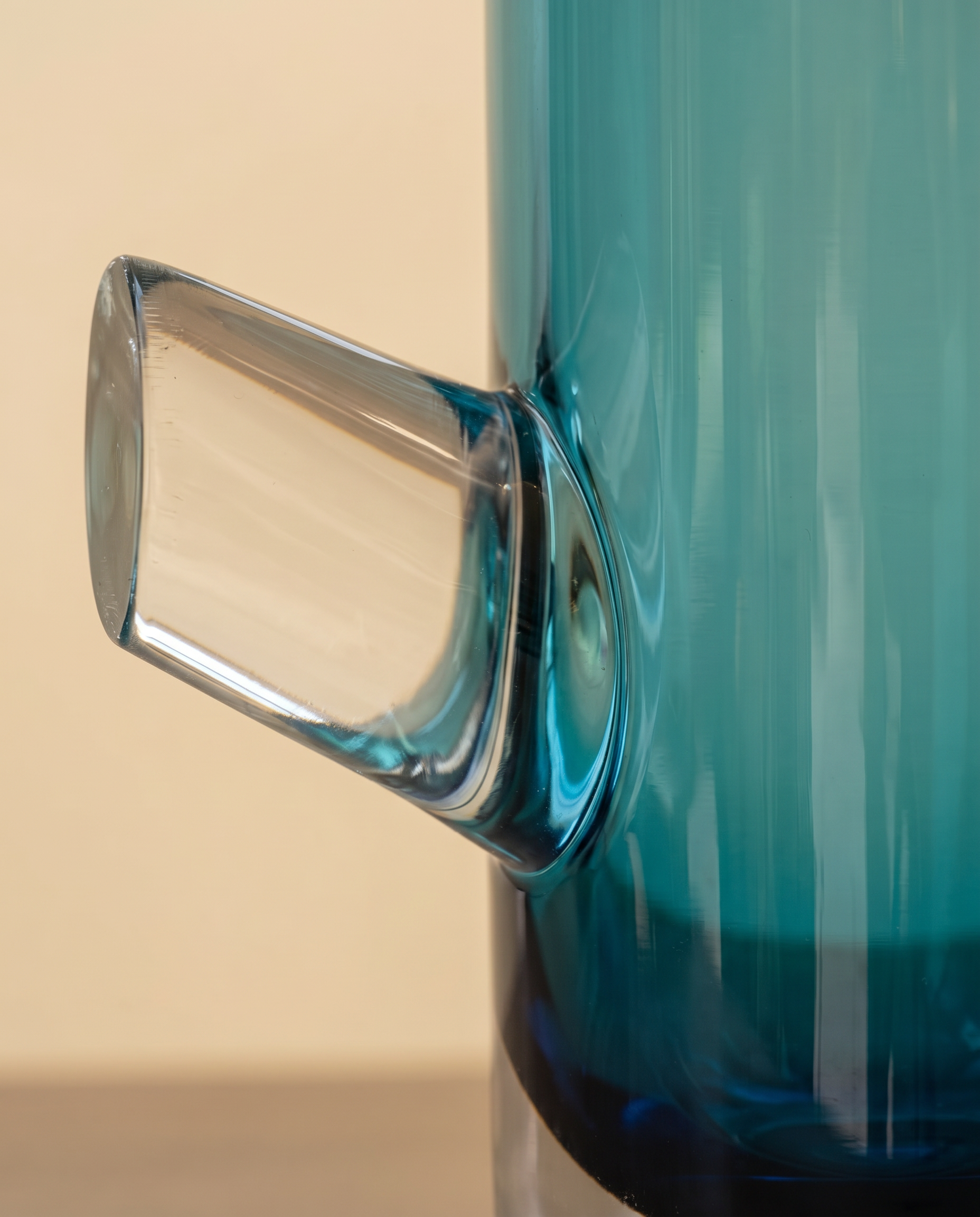 Tati deco Murano tree trunk blue