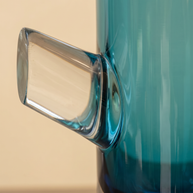 Tati deco Murano tree trunk blue