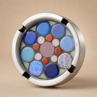 Dana Adada Small Metal Mosaic Ashtray