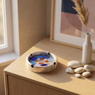 Dana Adada Small Metal Mosaic Ashtray