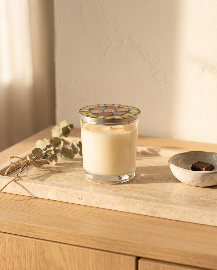Dana Adada Glass Scented Mosaic Candle