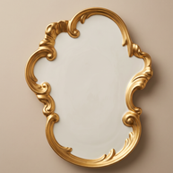 Antique Arch Baroque Gold-Framed Marble Serving Board – 20cm