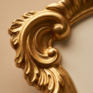 Antique Arch Baroque Gold-Framed Marble Serving Board – 20cm